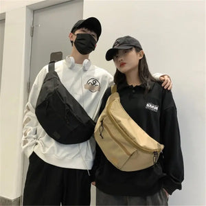 Unisex Women Waist Bag Chest pack Top Nylon Female Belt Bags Ladies