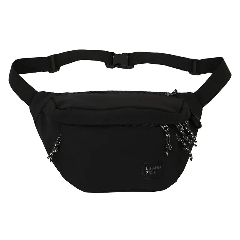 Unisex Nylon Waist Bags Street Hip Hop Belt Bag Phone Pack
