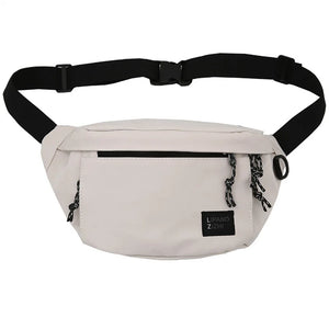 Unisex Nylon Waist Bag Street Hip Hop Belt Bag