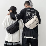 Nylon Waist Bag Street Hip Hop Belt Bag High Capacity Chest Bag
