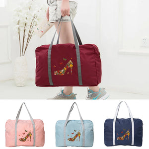 Butterfly Print Outdoor Camping Luggage Bag