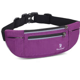 Unisex Outdoor Running Sports Fanny Pack Multifunctional Zipper Phone Pouch
