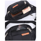 Canvas Travel Bag Crossbody Chest Bags Waist Packs Pocket