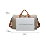 Unisex Oxford Fitness Handbag Waterproof Gym Bag Separation Shoes Multifunction