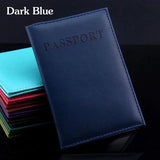 Unisex Waterproof PU Leather Passport Cover Multi-colour