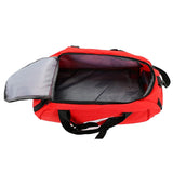 Unisex Solid Gym Bag with Shoe Storage & Handles