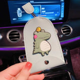 Unisex PU Leather Key Bag Housekeepers Keychain Car Holder
