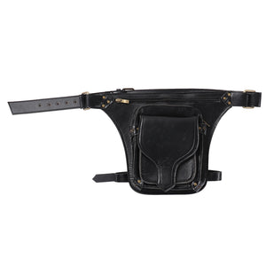 Retro Rubber Satchel Bag Crossbody Shoulder Handbag Messenger Travel