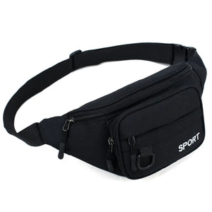 Unisex Red Waterproof Waist Bag Fanny Pack for Running Sport