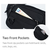Unisex Red Waterproof Waist Bag Fanny Pack for Running Sport
