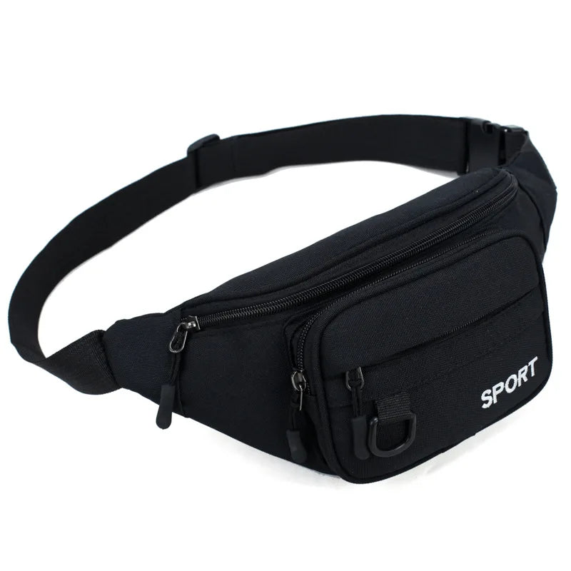Unisex Red Waterproof Waist Bag Fanny Pack for Running Sport