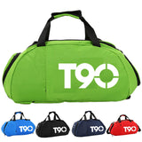 Unisex Shoes Storage Travel Large Capacity Nylon Solid Sport Gym Bag