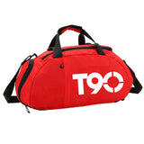 Unisex Shoes Storage Travel Large Capacity Nylon Solid Sport Gym Bag