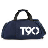 Unisex Shoes Storage Travel Large Capacity Nylon Solid Sport Gym Bag