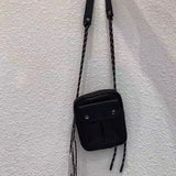 Unisex Nylon Shoulder Bag Soft Casual Crossbody Phone Bag