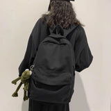 Unisex Soft Backpacks Crossbody Bag Large Capacity Ladies School Bags