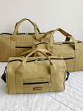 Soft Canvas Handbag Large Capacity Travel Duffle Bag Unisex Men Women