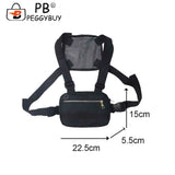 Unisex Streetwear Chest Rig Bag Hip Hop Pouch Tactical Belt Bag