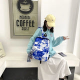 Graffiti Forest Backpack Large Capacity Schoolbag