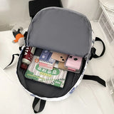 Graffiti Forest Backpack Large Capacity Schoolbag