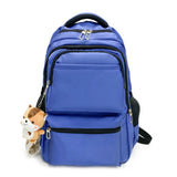Unisex Teenager Backpack Students Schoolbag College Shoulders Bag Junior High Sc