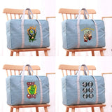 Large Capacity Travel Bags Organizer Hand Pattern Clothes Storage