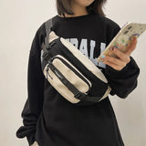 Unisex Waist Bag Fanny Pack Harajuku Street Style Hip Hop Bag Shoulder Bags