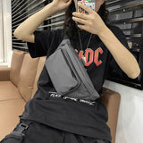 Unisex Street Style Waist Bag Fanny Pack Hip Hop Crossbody Bag