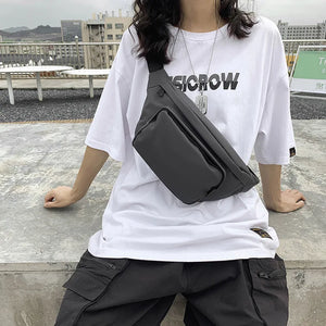 Unisex Street Style Waist Bag Fanny Pack Hip Hop Crossbody Bag