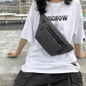 Unisex Waist Bag Fanny Pack Street Style Chest Bags Waterproof Crossbody Bag