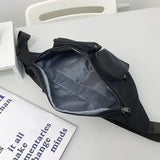 Unisex Waist Bag Fanny Pack Multi-pocket Casual Belt Bags