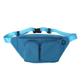 Unisex Waist Bag Fanny Pack Multi-pocket Casual Belt Bags