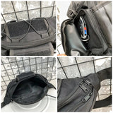 Unisex Waist Bag Tooling Fanny Pack Multifunction Streetwear Hip Hop Chest Bag