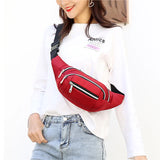 Unisex Waist Bags Fanny Pack Crossbody Chest Bags Adjustable Strap Pack