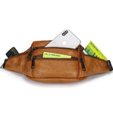 Unisex Pu Leather Waist Bag Funny Pack Hip Bum Belt Purse