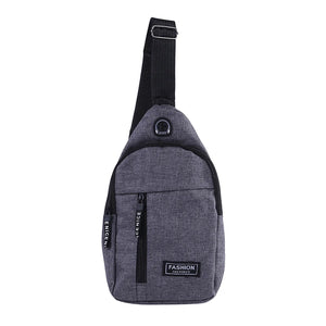 Unisex Waist Chest Bag Canvas Crossbody Pack Streetwear Fanny Pack