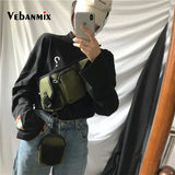 Unisex Waist Pack Hip Hop Streetwear Tactical Chest Bag