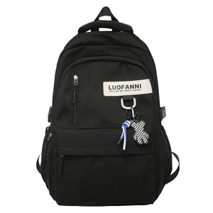 Waterproof Nylon Backpack Travel Bag for Couples School Men Women Laptop