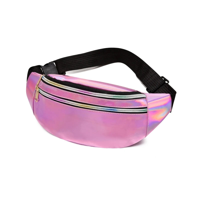 Waterproof Running Waist Fanny Pack Reflective Fitness Belt Bum Bag