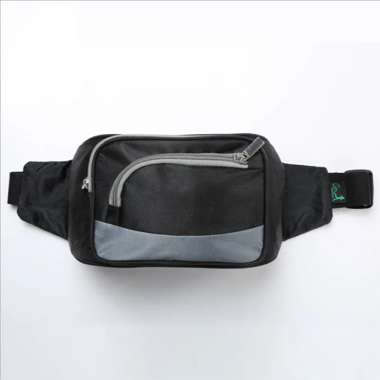 Unisex Waterproof Waist Pack Outdoor Camping Hiking Cycling Fann