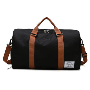 Unisex Women Shoulder Bag Large Capacity Weekend Overnight Bag Separation Shoes