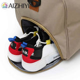 Unisex Women Shoulder Bag Large Capacity Weekend Overnight Bag Separation Shoes