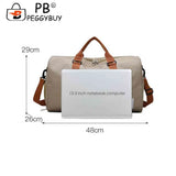 Unisex Women Shoulder Bag Large Capacity Weekend Overnight Bag