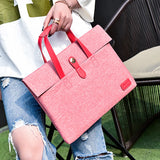 Unisex Zipper Laptop Bag Multifunction Handbag