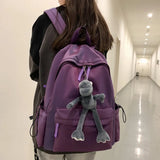 Unisex College Backpack Large Capacity Rucksack Laptop Bag