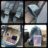 Unisex College Backpack Large Capacity Rucksack Laptop Bag