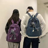 Unisex College Backpack Large Capacity Rucksack Laptop Bag