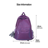 Unisex College Backpack Large Capacity Rucksack Laptop Bag