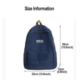 Large Capacity Canvas Backpack for College Students