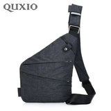 Unisex Burglar Men's Chest Bag Shoulder Messenger Bag Canvas Retro CZ02